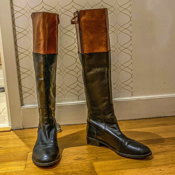 stuart weitzman flat knee high boots